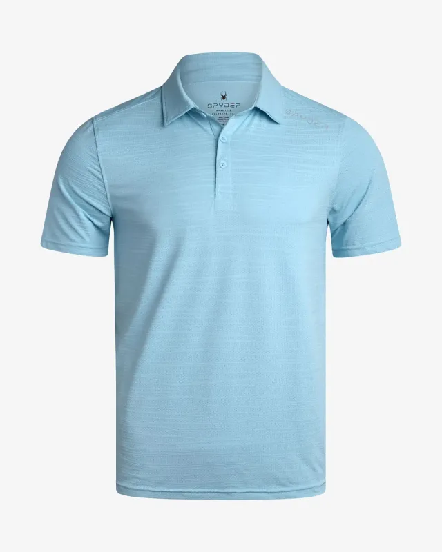 Spyder Jacquard polo blå herre