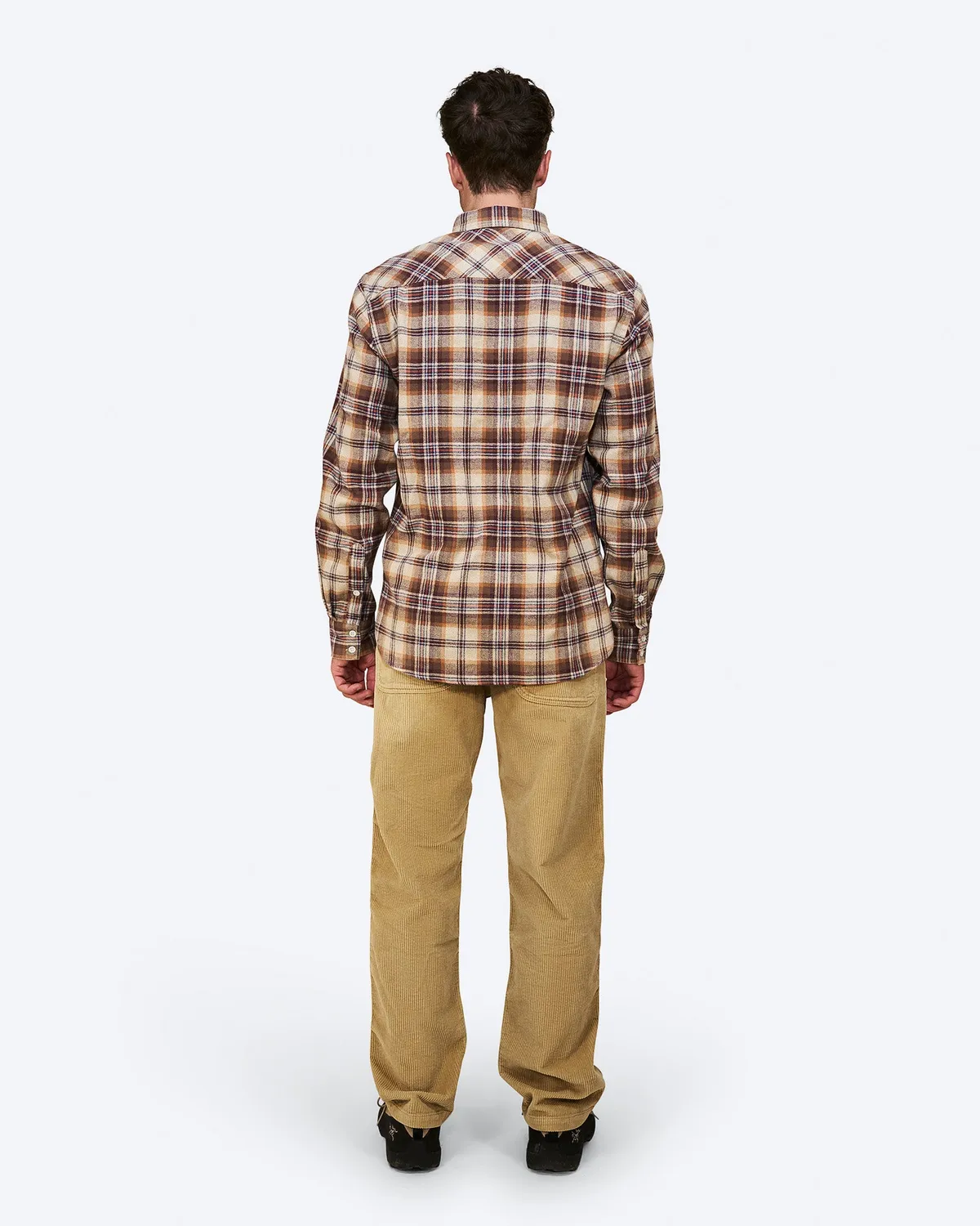 The Mountain Studio G-10 flanellskjorte Fudge-Otter rutet