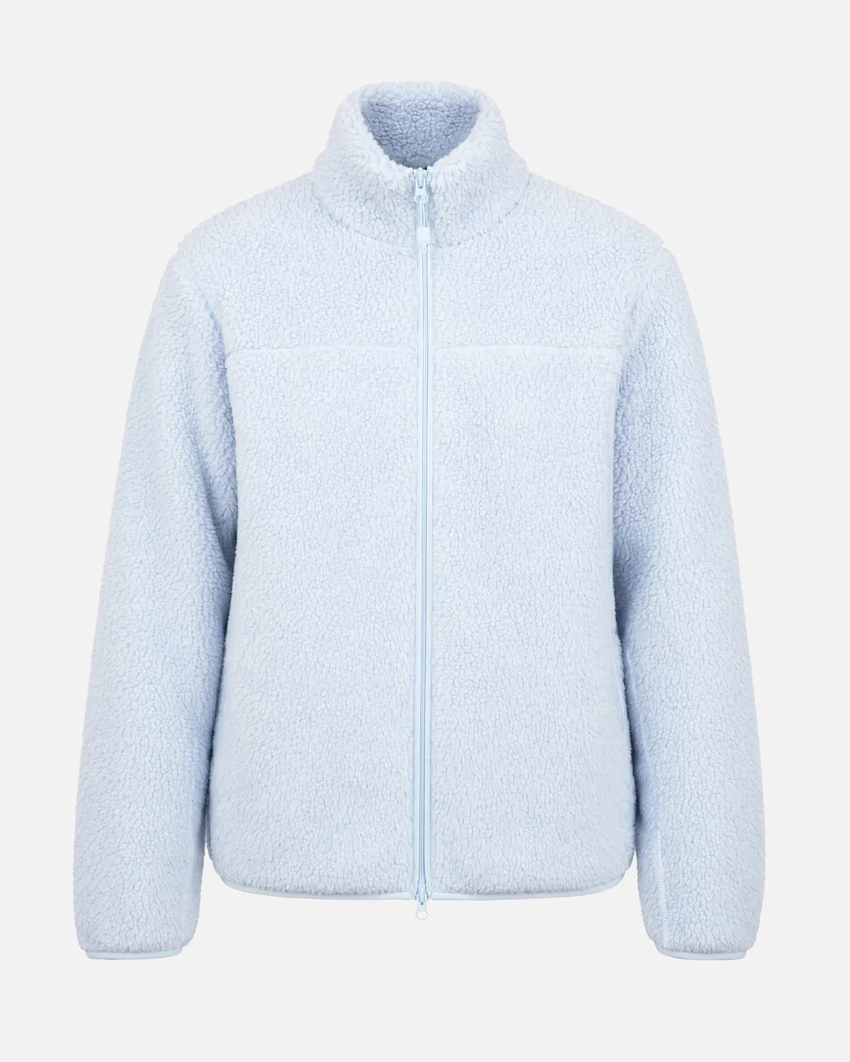 The Mountain Studio E-9 W Soft Wool Pile Jacket pilejakke Ice Water