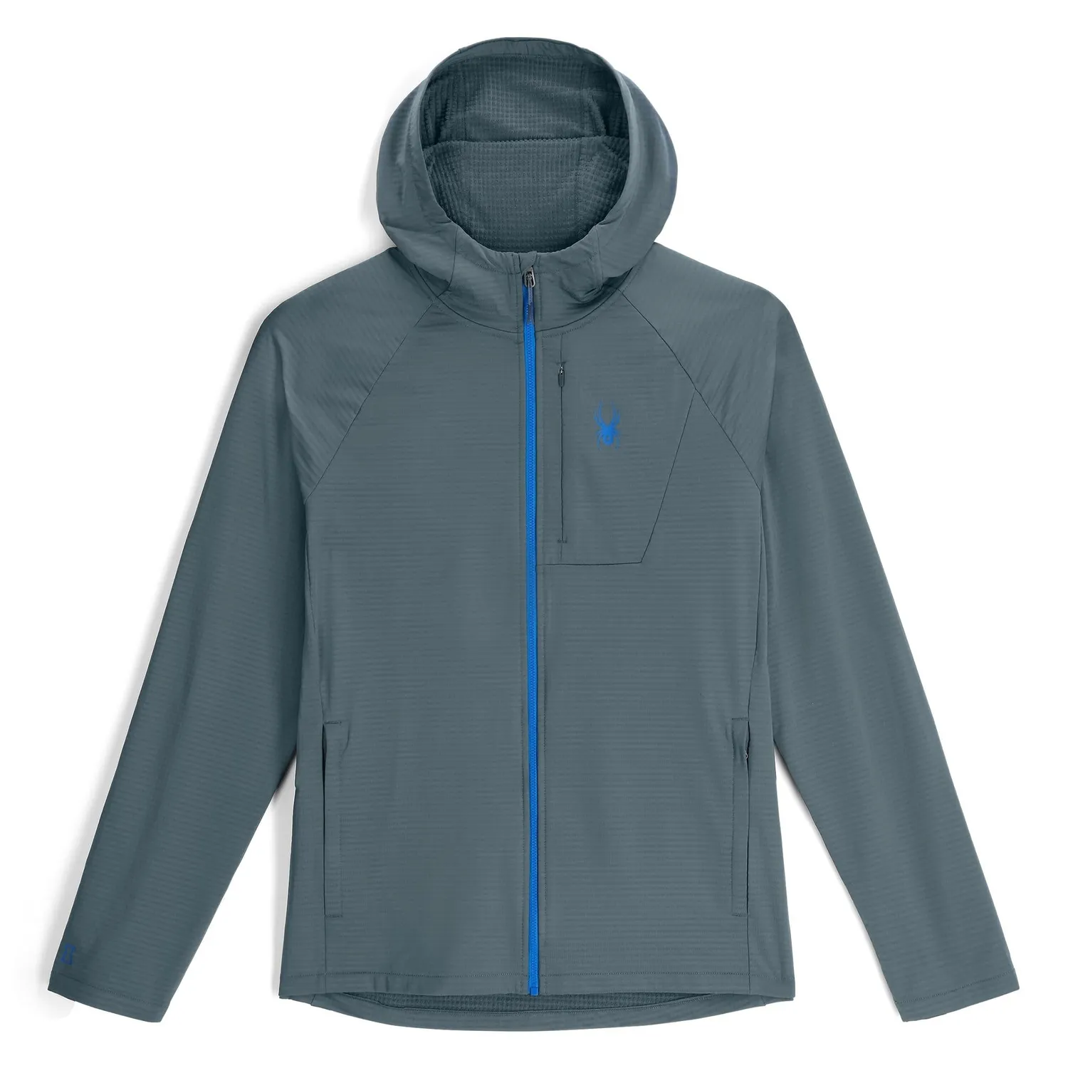 Spyder GridWeb fleece-hoodie svart lett isolasjon