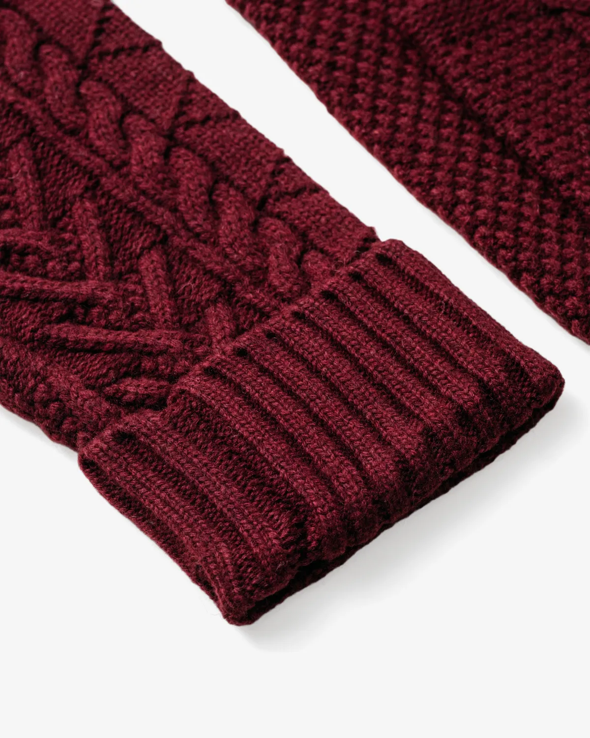 Schott NYC SW2561 cardigan burgunder ullblanding