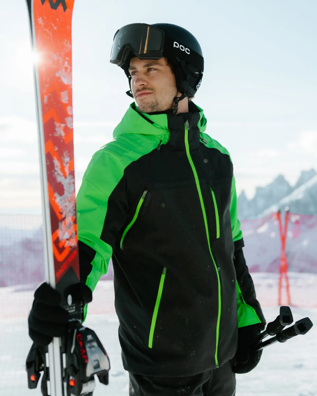 Spyder Vanqysh skijakke herre Black Melange 30K