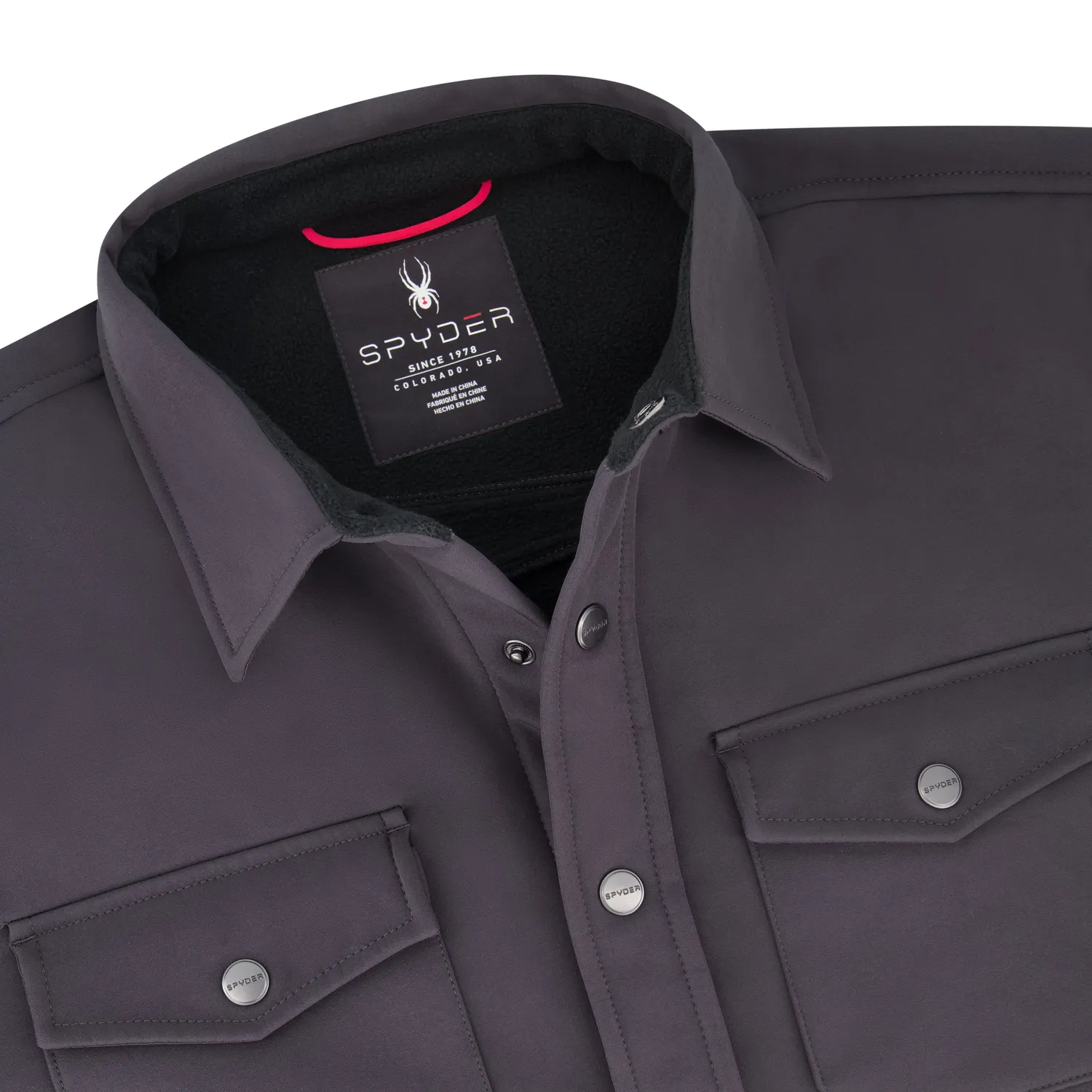 Spyder Bonded skjortejakke herre gunmetal