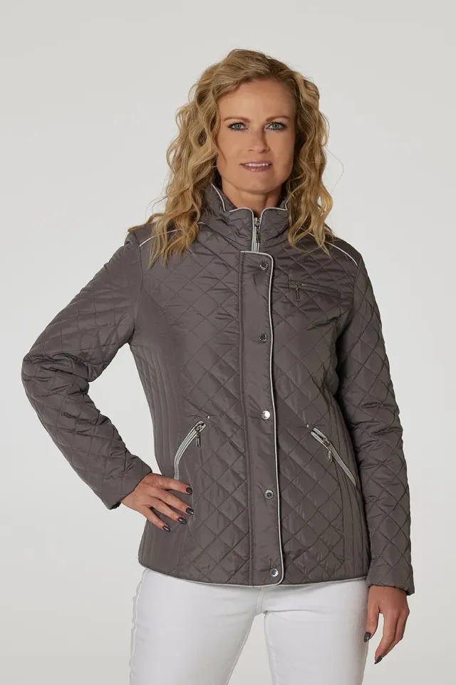 Danwear Windfield Jilisa overgangsjakke taupe lett