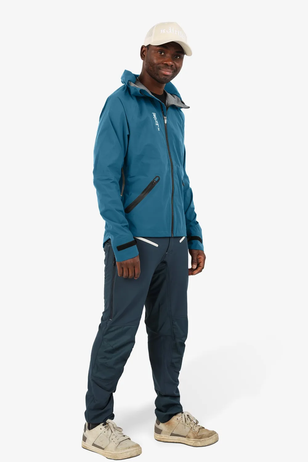 dirtlej weathershield regnjakke sapphire blue vanntett