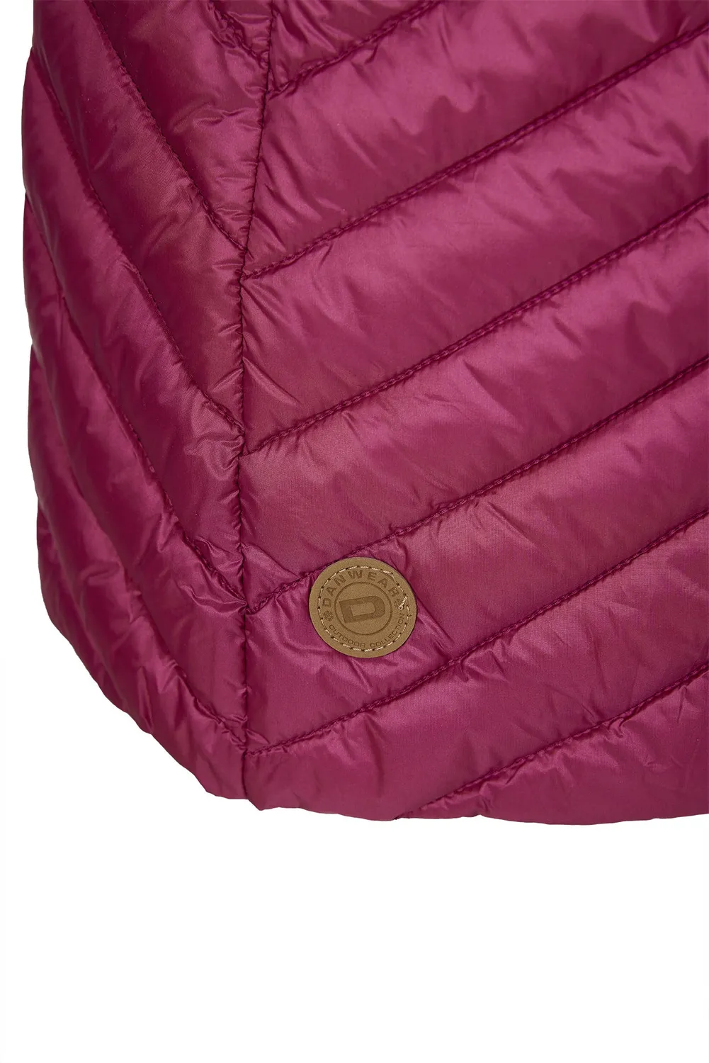 Danwear Albina Light Down dunjakke pink/sand lett dun