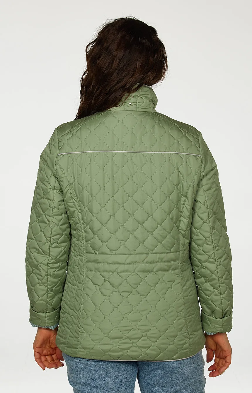 Danwear Windfield Belis overgangsjakke cactus quiltet