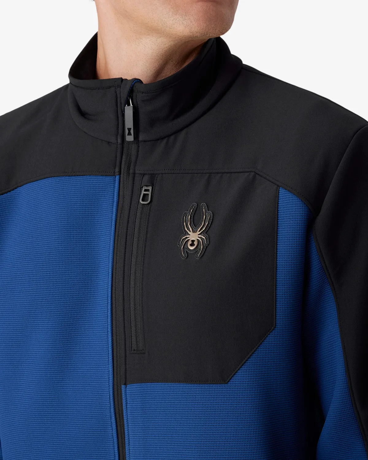 Spyder Web Shellfleece jakke herre indigo vanntett