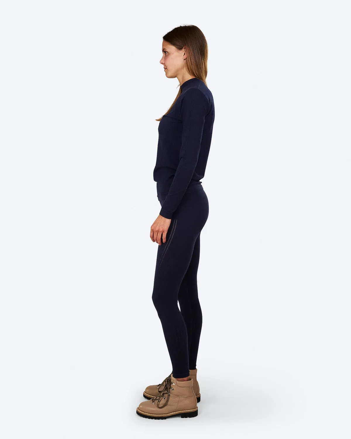 The Mountain Studio U-10 W Seamless ullbukse Sky Captain merino