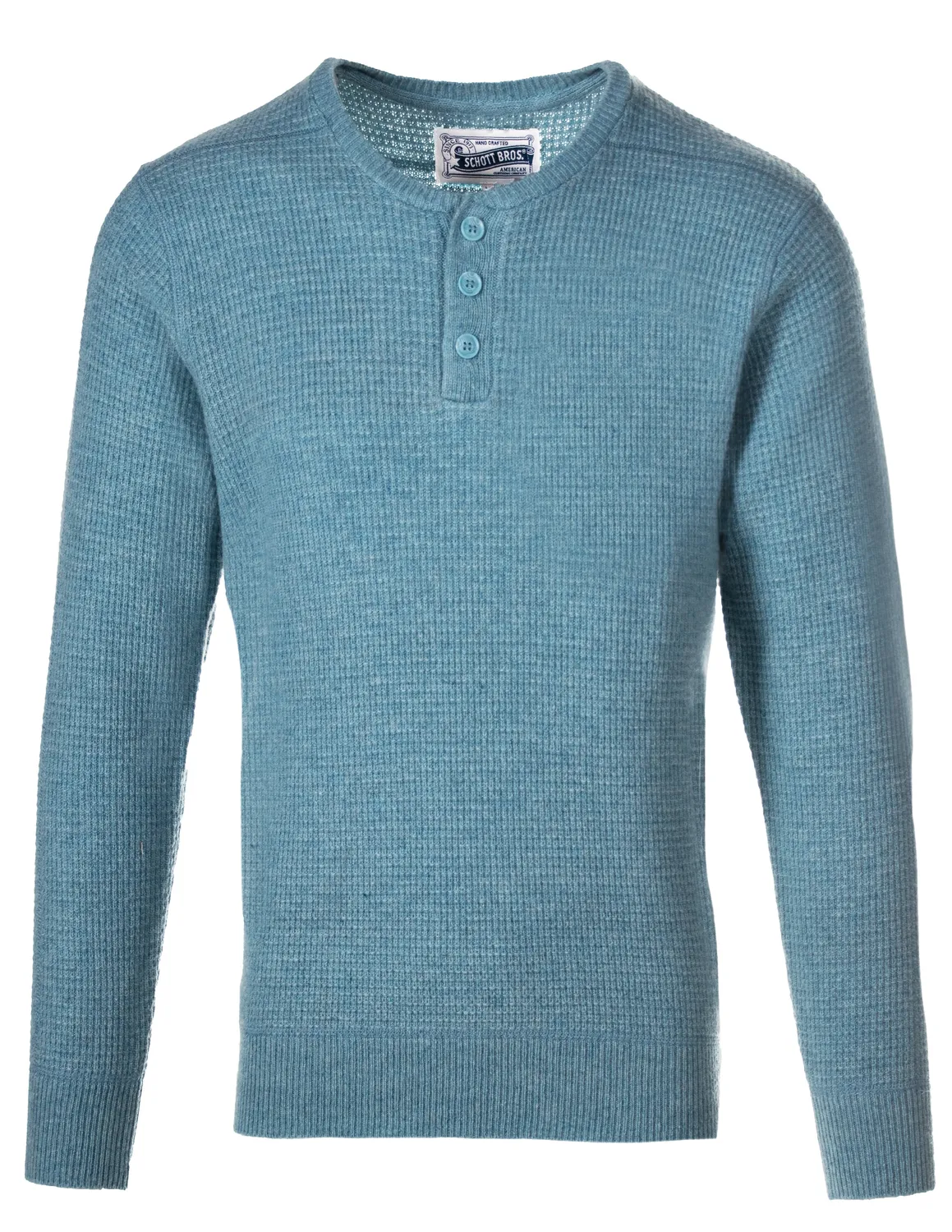 Schott NYC SW1611 ullgenser svart Henley