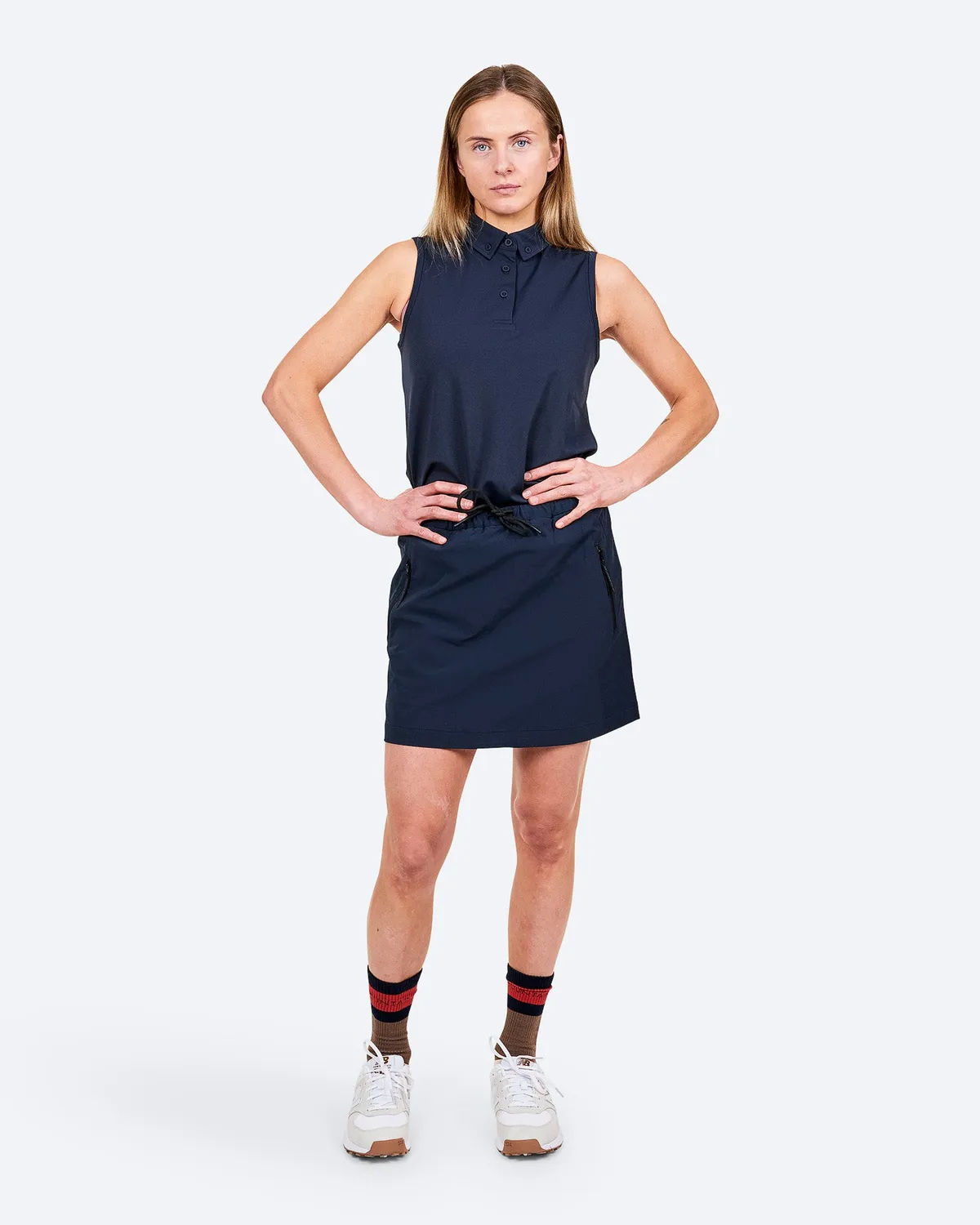 The Mountain Studio L-17 W skjørt Sky Captain med shorts