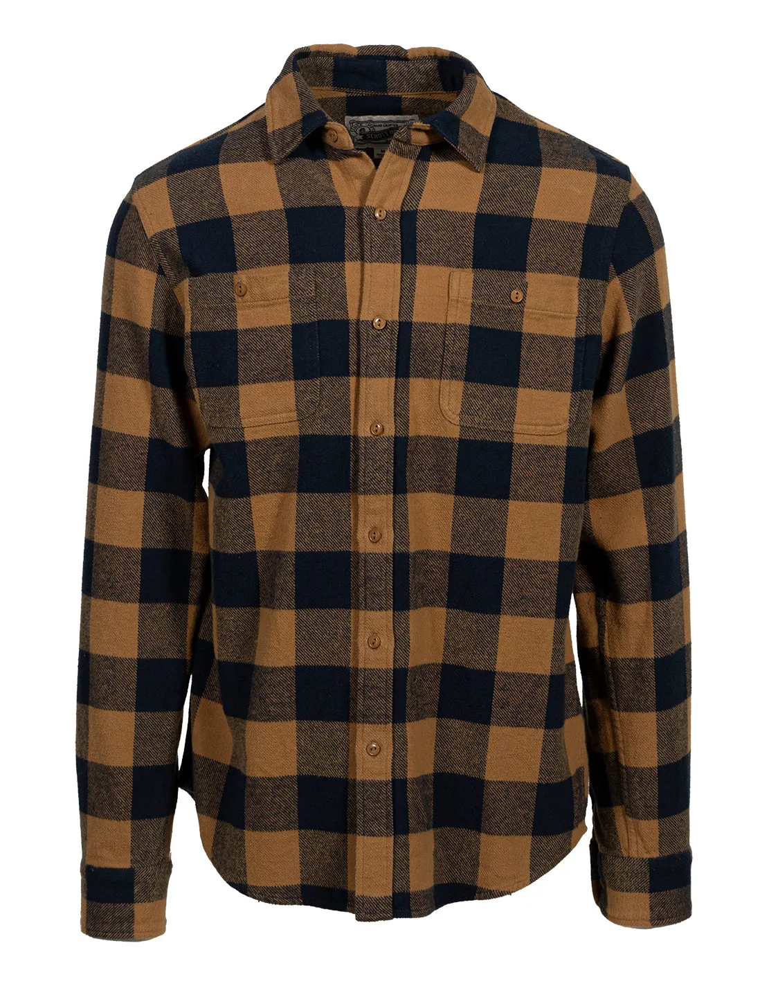 Schott NYC SH2134 flanellskjorte rød rutete bomull