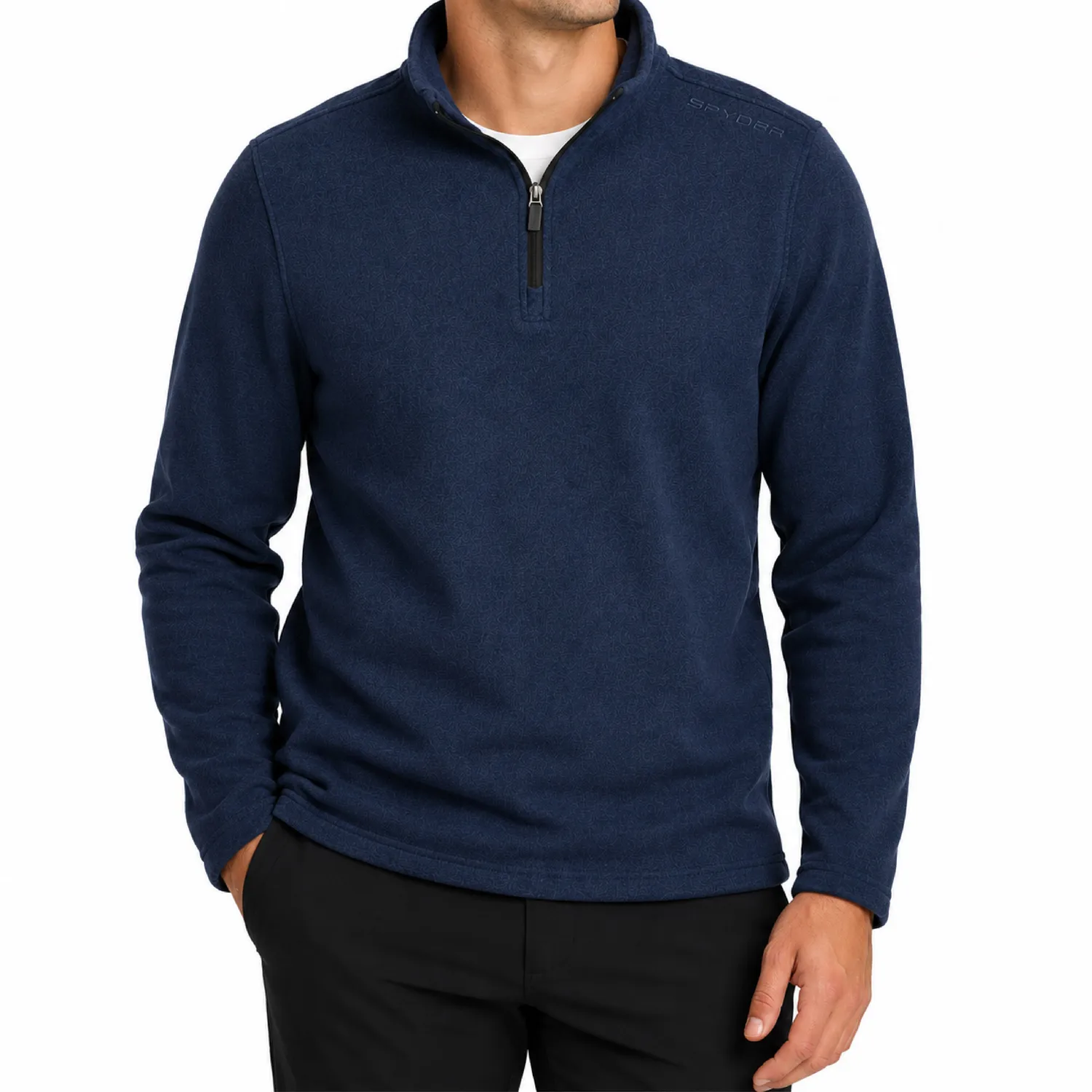 Spyder Corduroy herre fleece quarter-zip – 400gsm