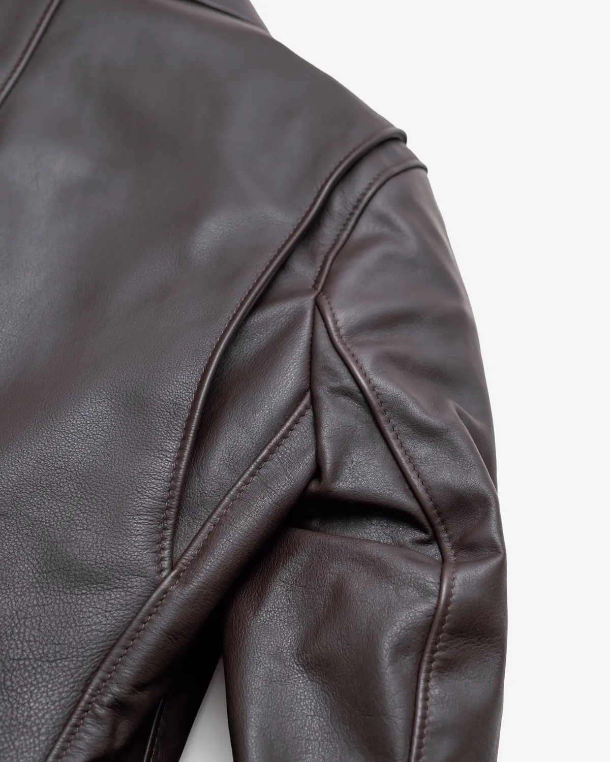 Schott NYC 546 deliveryjakke brun vokset