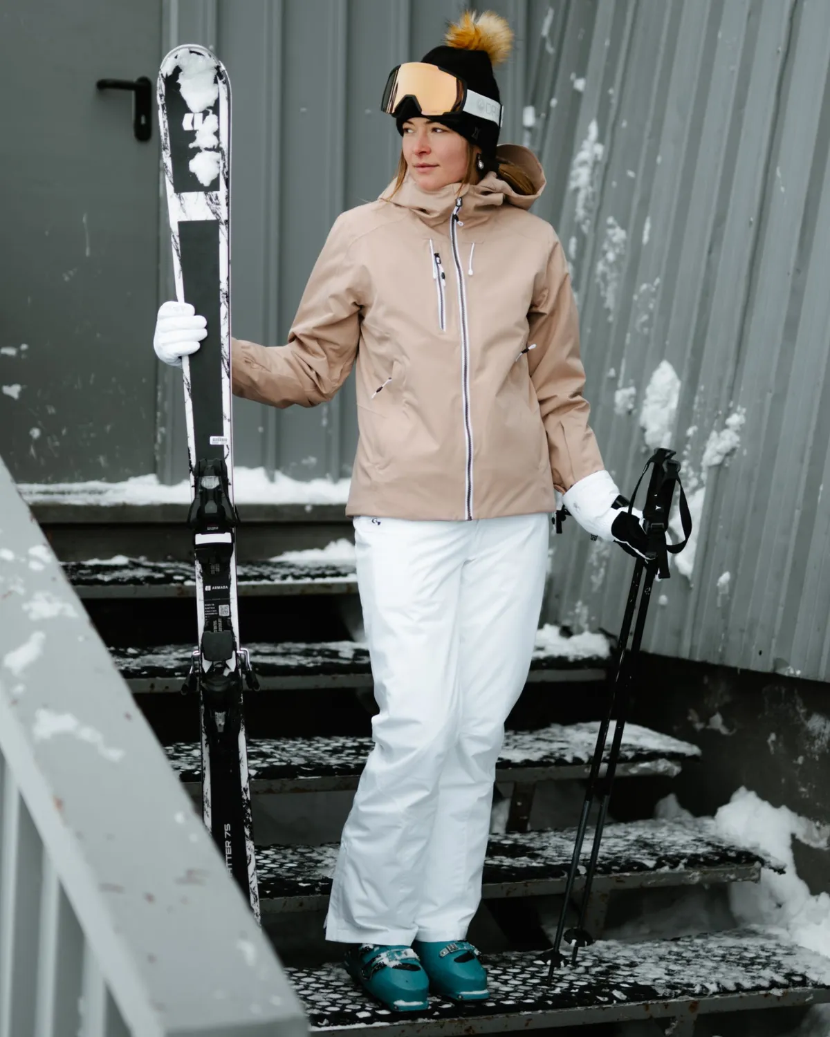 Spyder Winner skibukse hvit 20K 3 lengder
