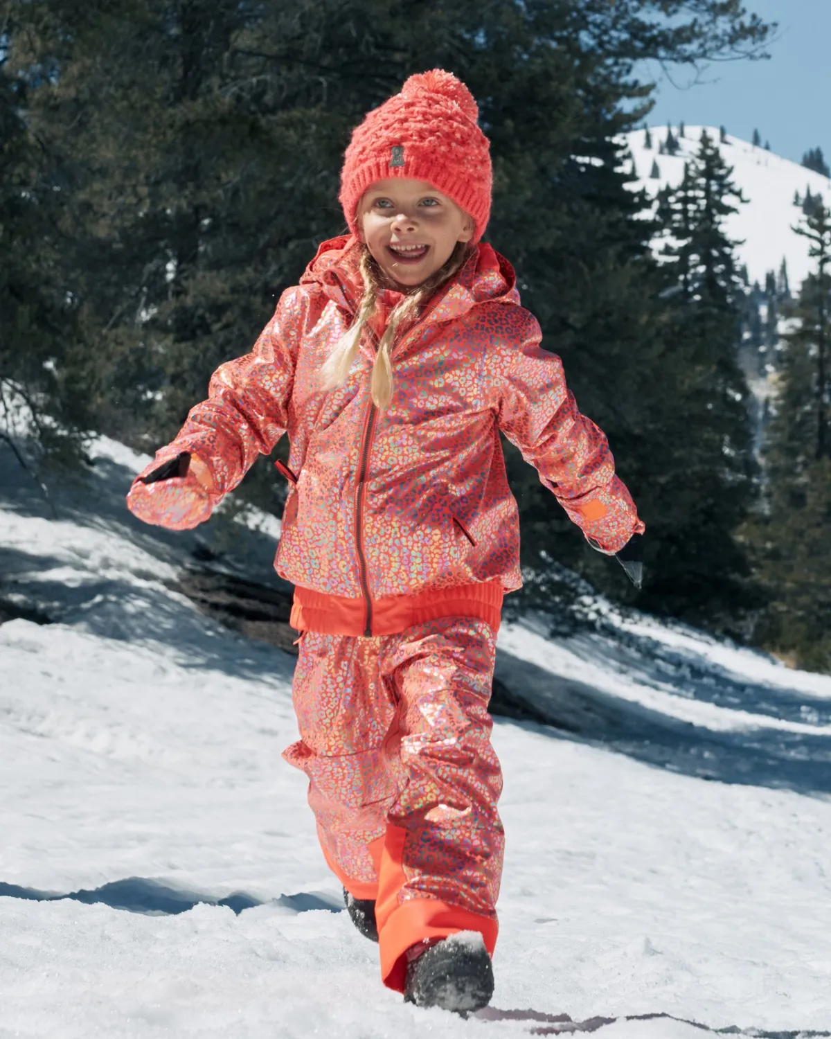 Spyder Expedition skibukse barn leopard 10K