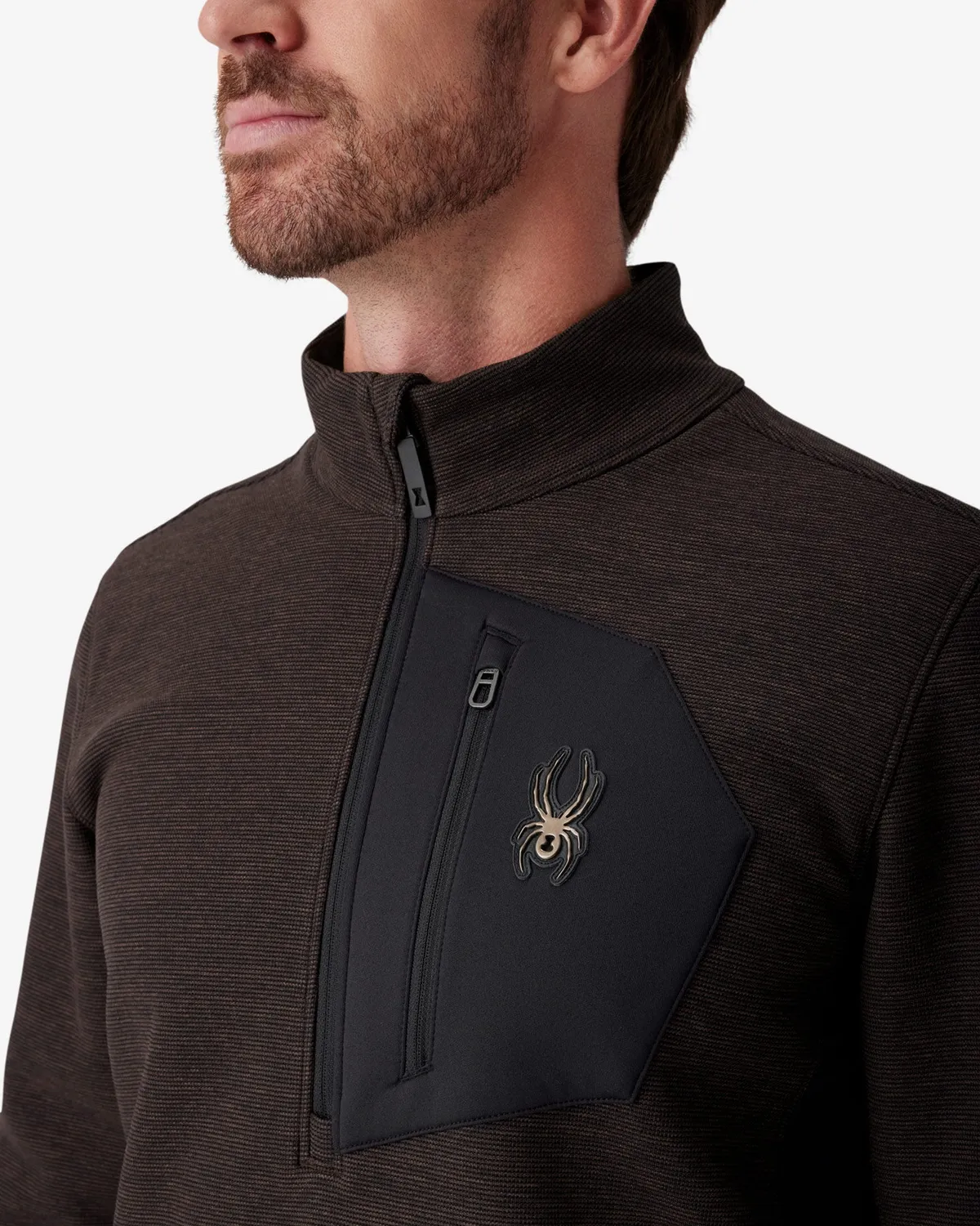 Spyder Bandit fleecegenser herre halv zip