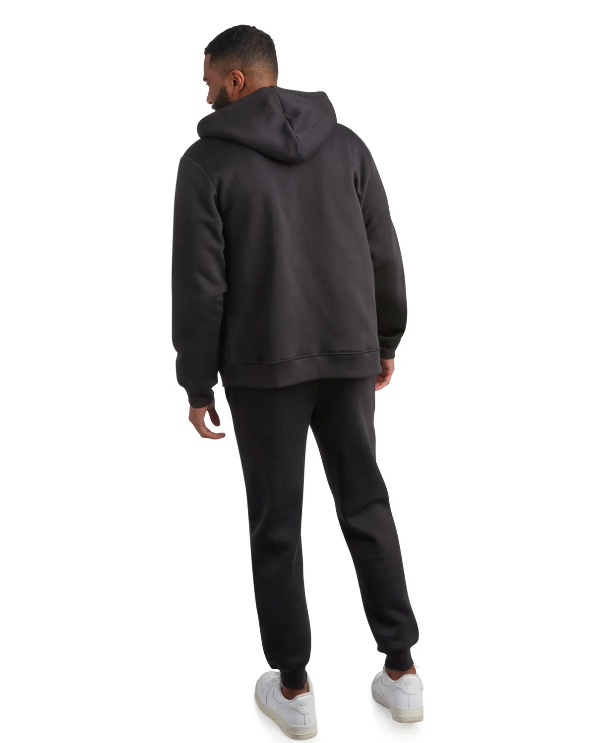 Spyder fleece joggesett herre Black 2-delt