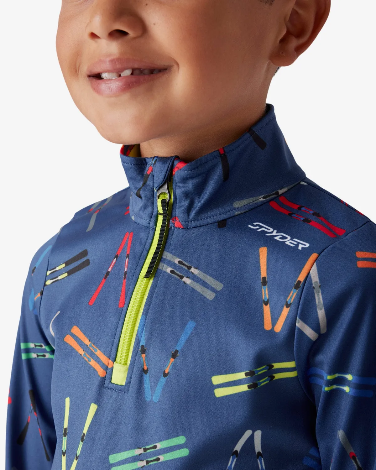 Spyder Challenge Quarter Zip genser barn UPF50+