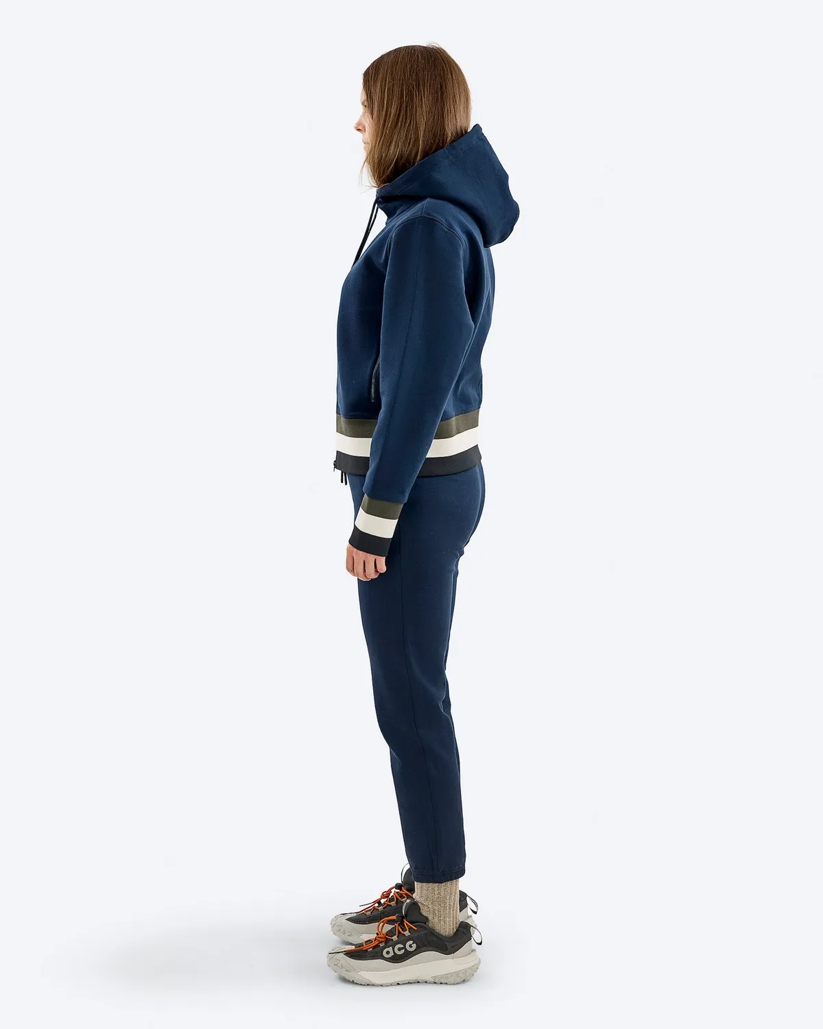 The Mountain Studio J-8 W bukse Sky Captain bomull