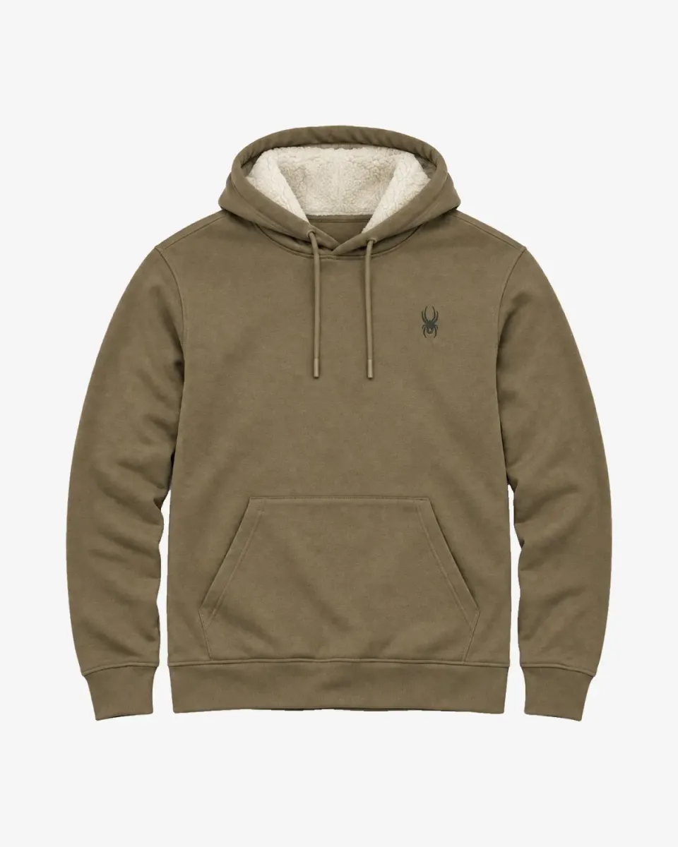 Spyder Sherpa hettegenser military varm