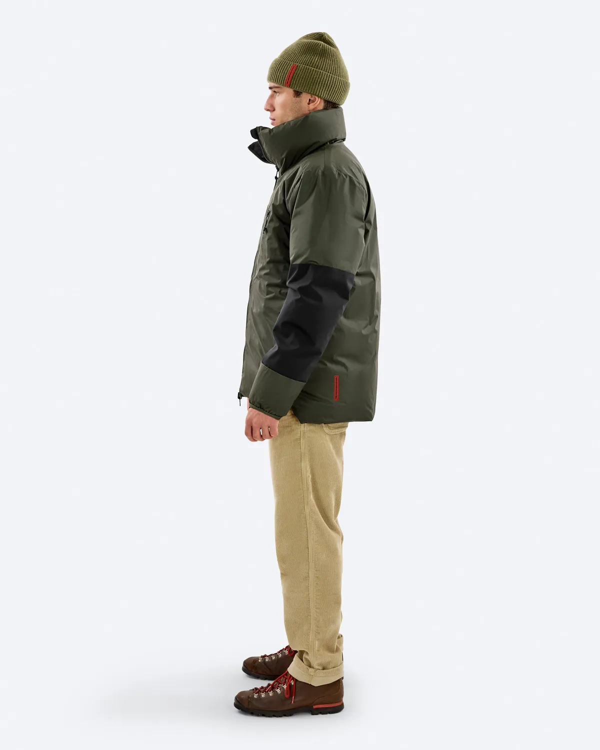 The Mountain Studio D-10 R Windstopper dunjakke vendbar Black Onyx