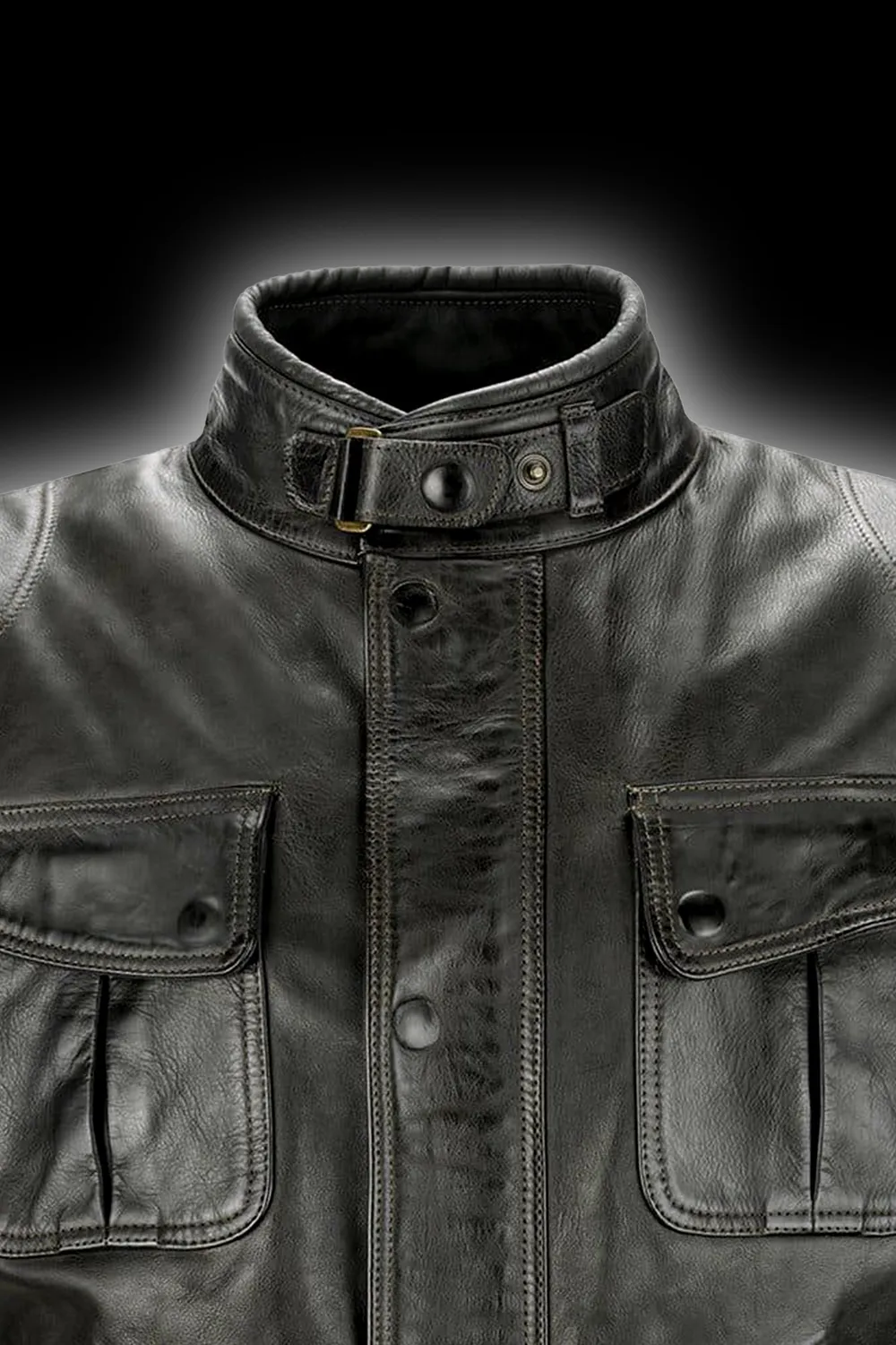 Matchless Silverstone Quilted blouson antique black skinn