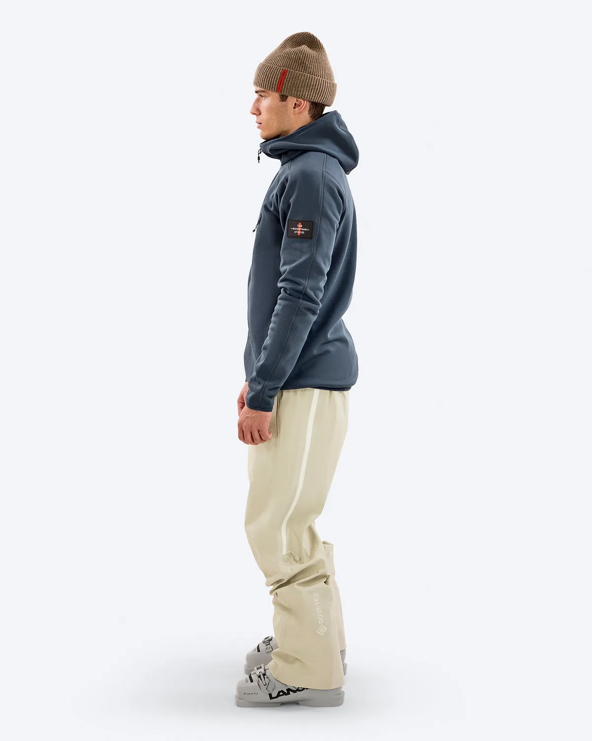 The Mountain Studio M-7 fleecejakke herre Ombre Blue varm