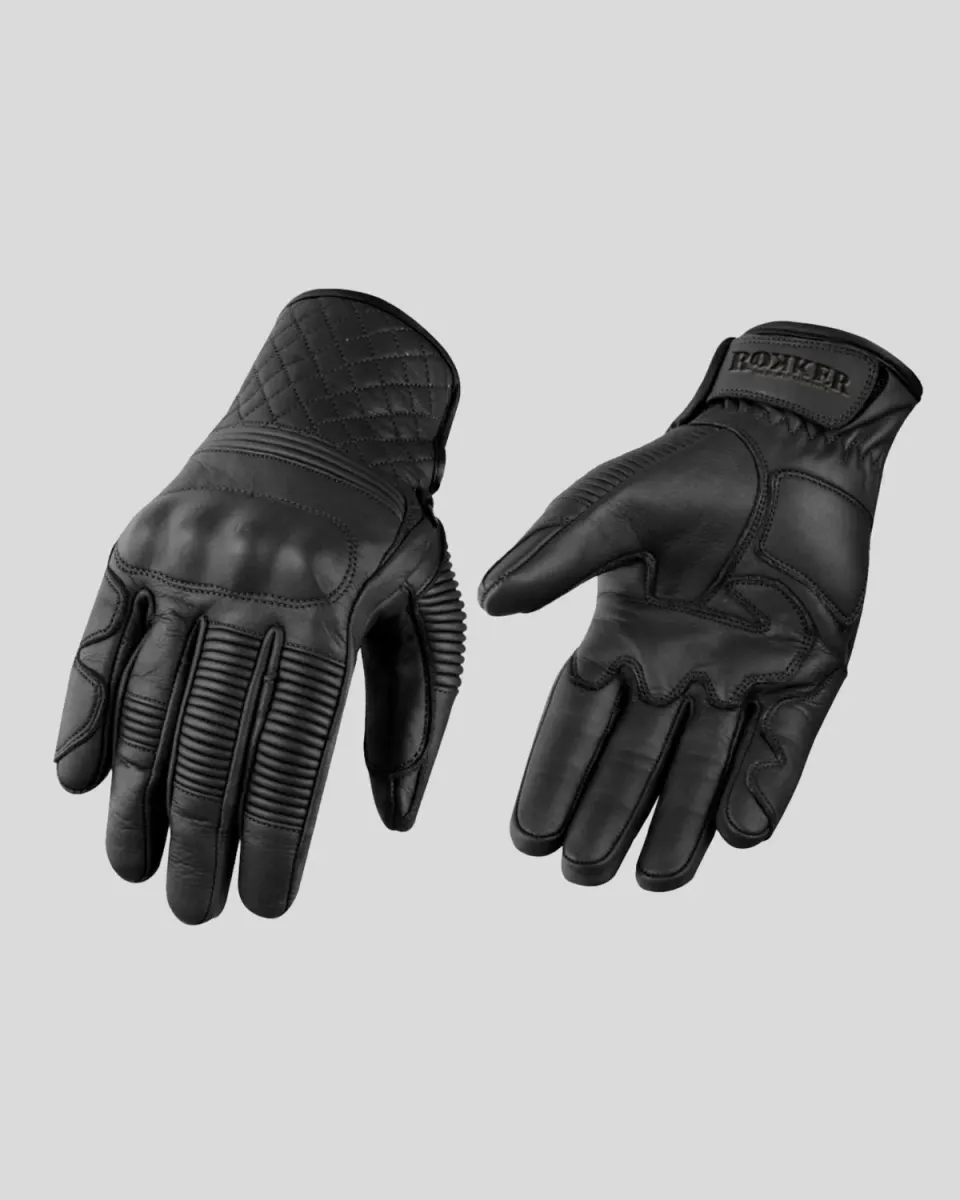 Rokker Glove Tucson hansker svart geiteskinn