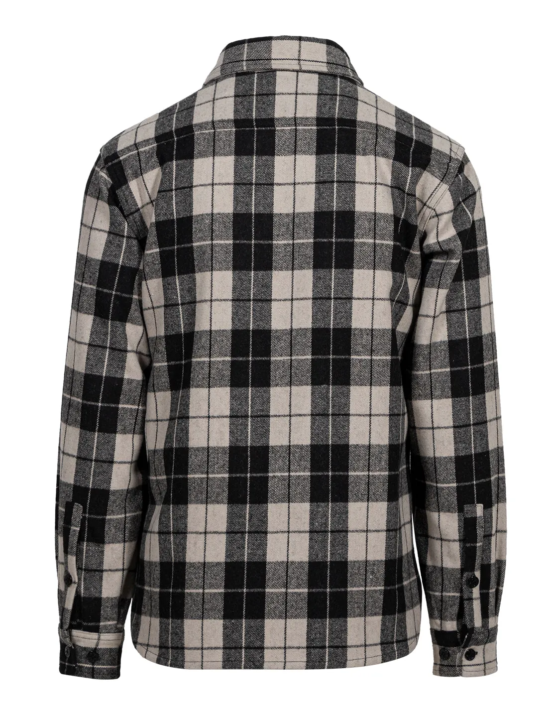 Schott NYC 7310P CPO-skjorte Brown ullblanding