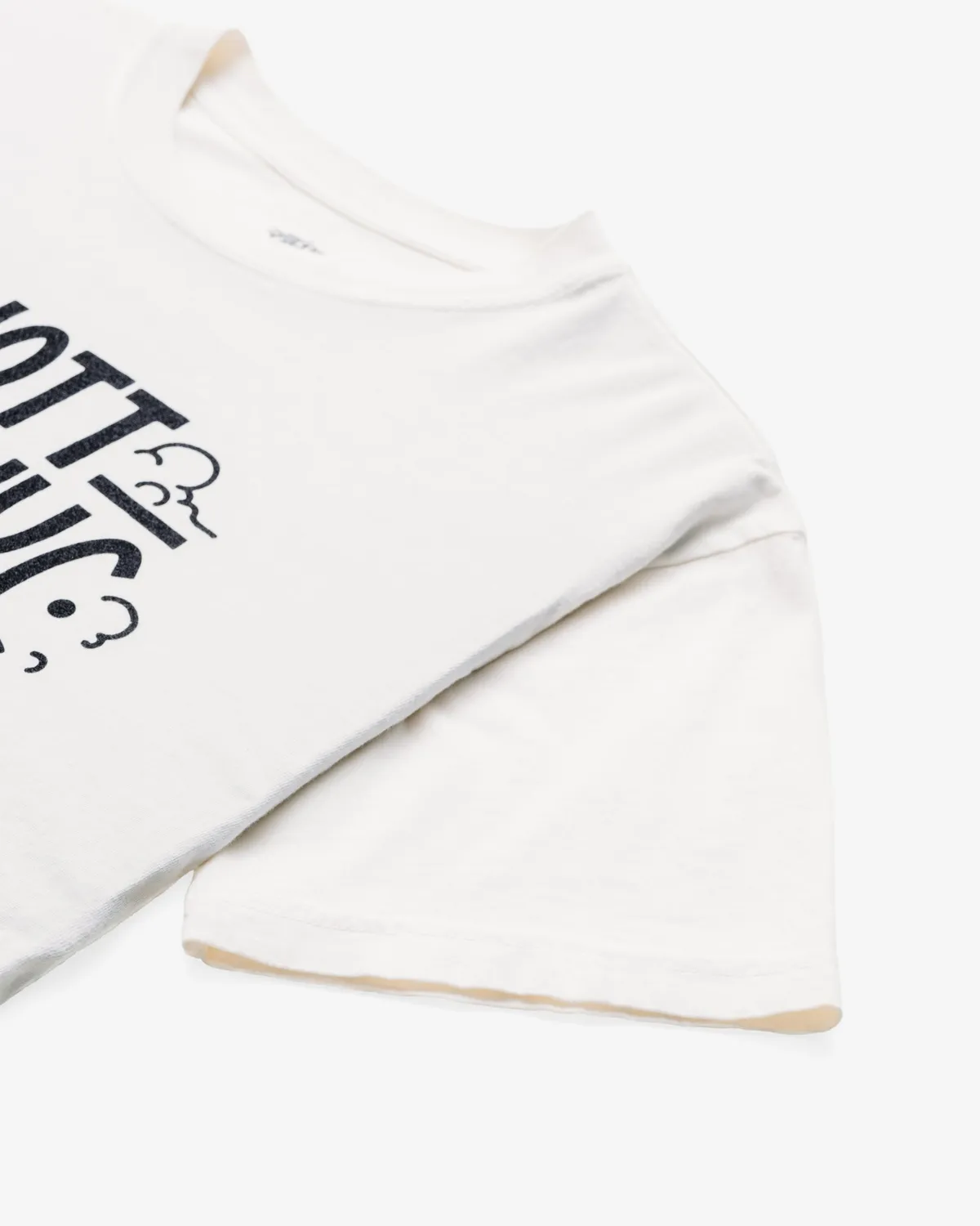 Schott NYC TSNY25 t-skjorte off white butikktrykk