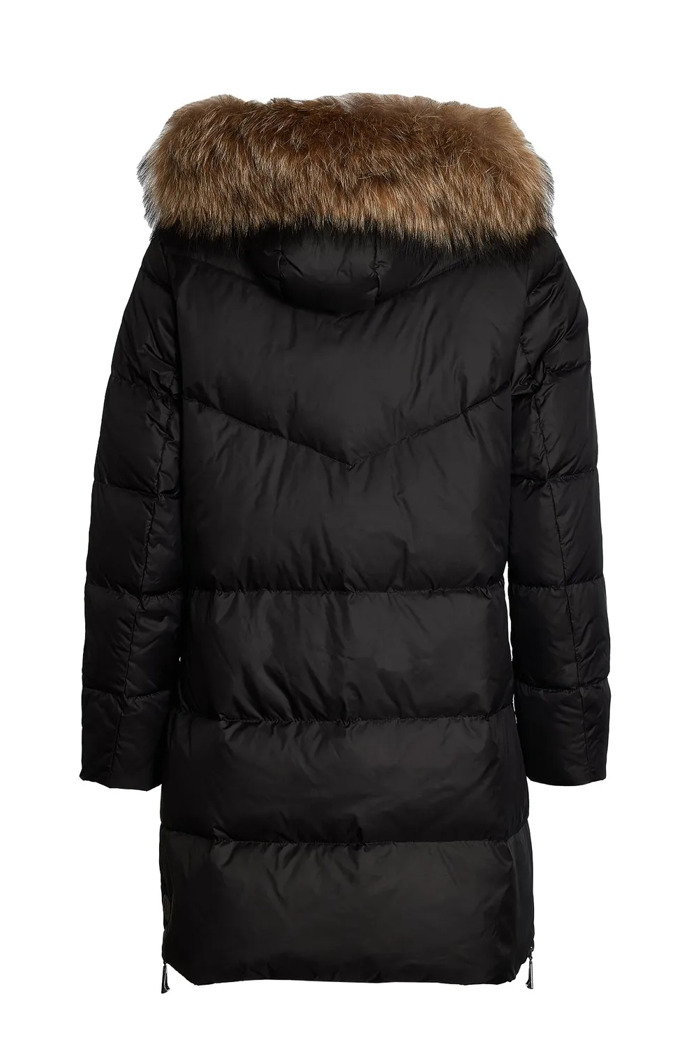 Danwear Windfield Herla dunjakke Black dame lang
