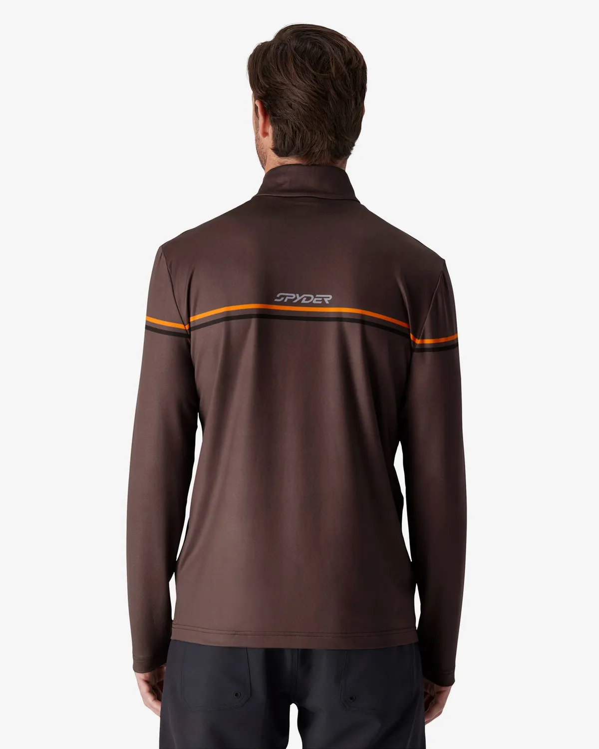 Spyder Legacy halfzip Mocha vindtett