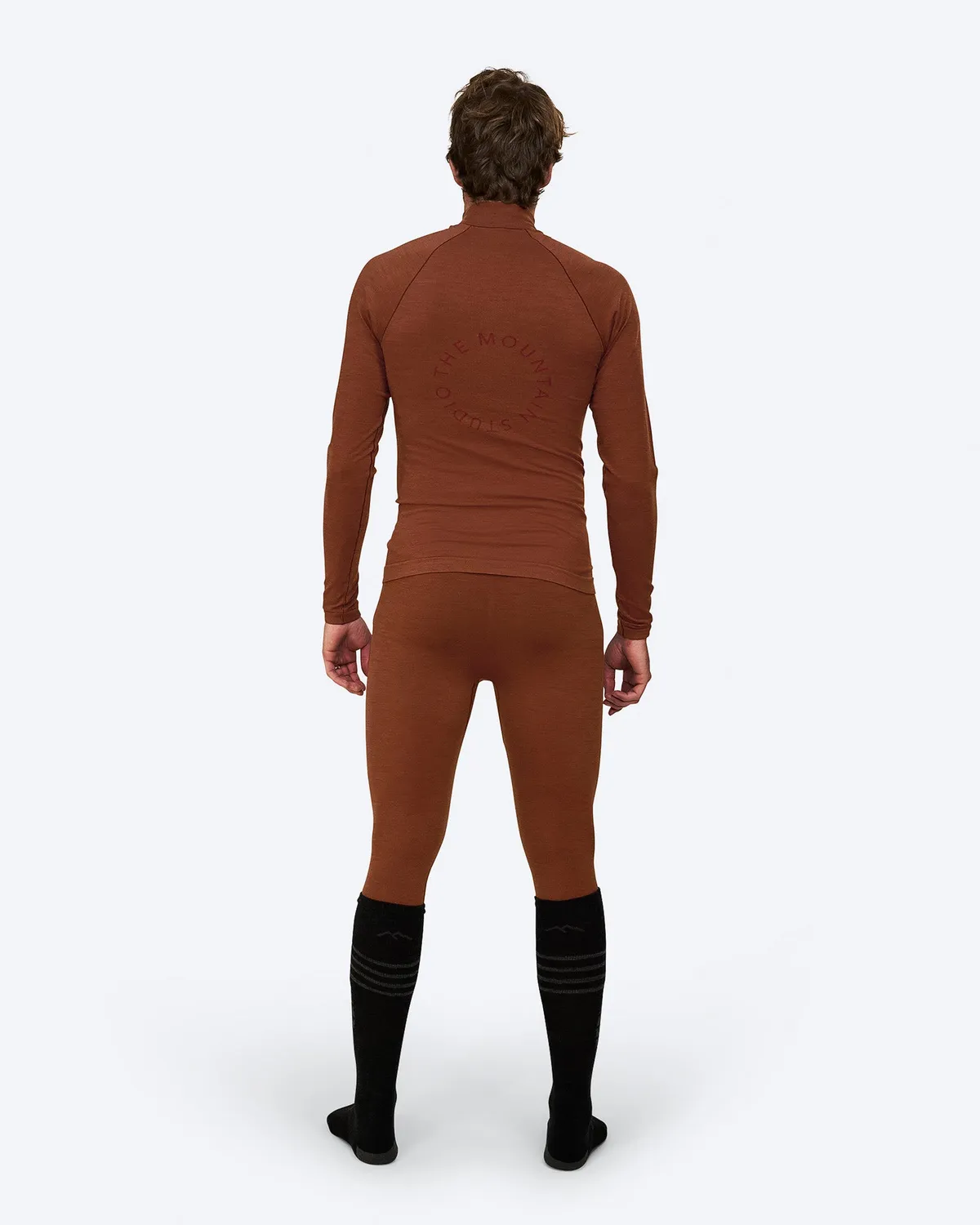 The Mountain Studio U-7 Seamless ulltrøye Smoked Paprika merino
