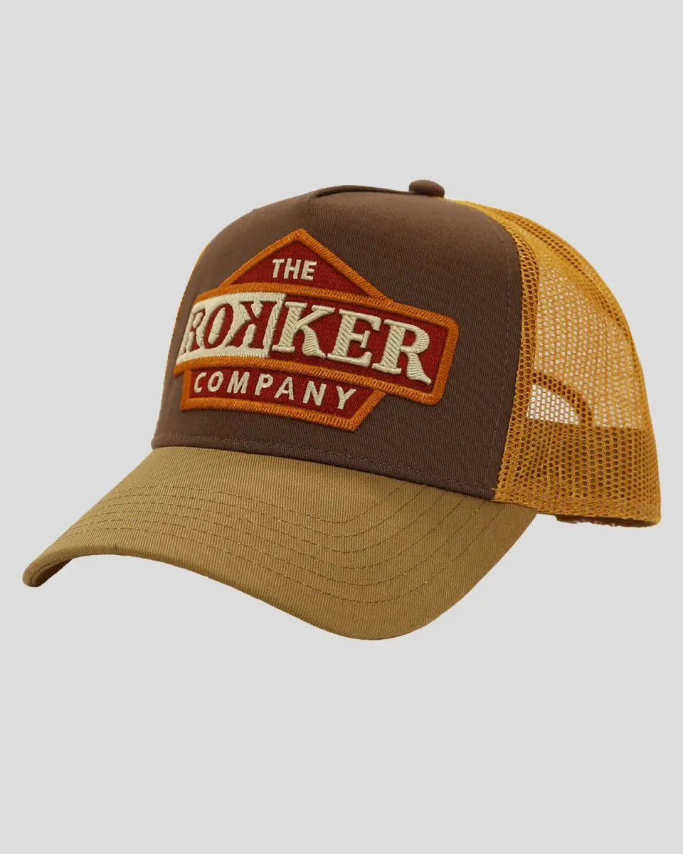 Rokker Ridge Trukker truckercaps rød brun