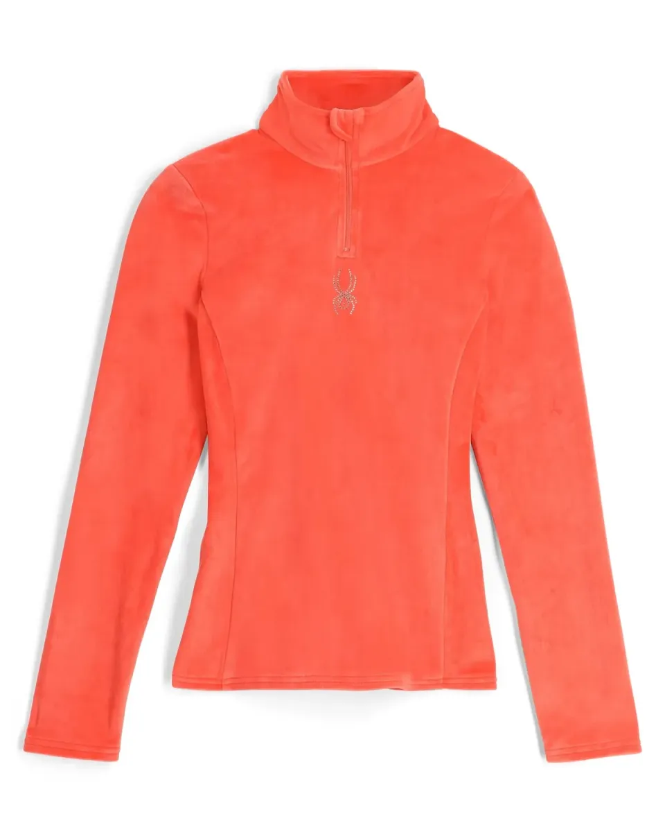 Spyder Shimmer Bug half-zip coral haze – fleece