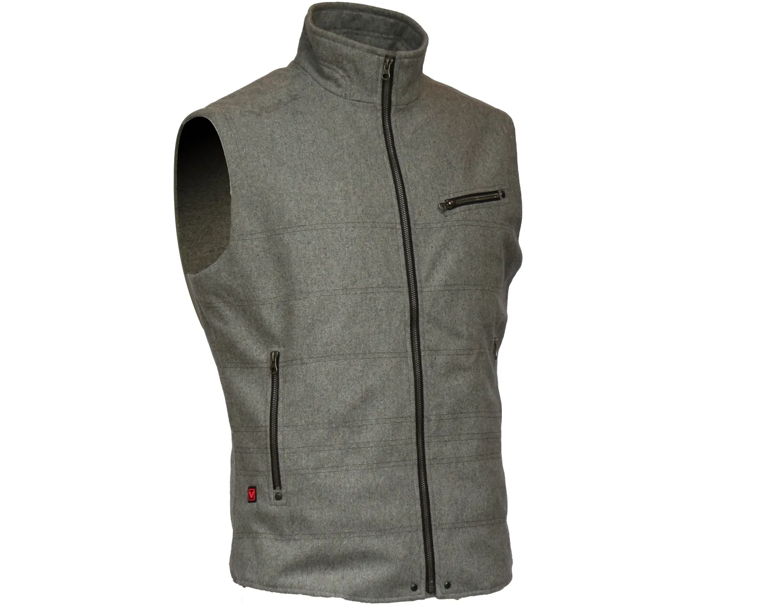 VoltHeat Empire 5V varmevest herre halvzip ull