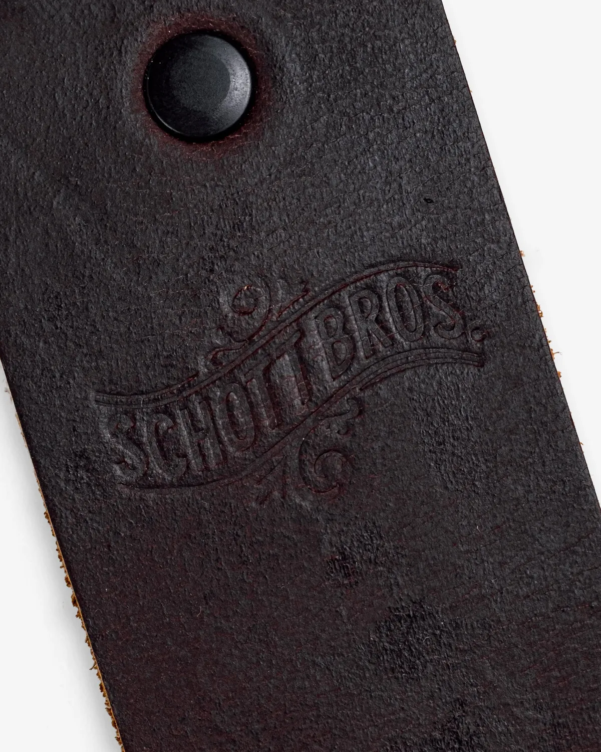 Schott NYC BLT1 lærbelte svart Horween okseskinn