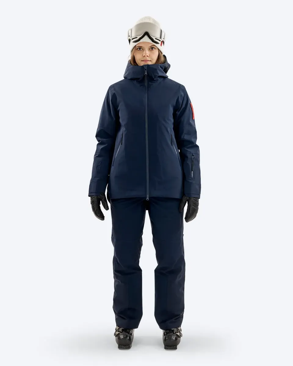 The Mountain Studio Z-8 W skalljakke dame Sky Captain vanntett