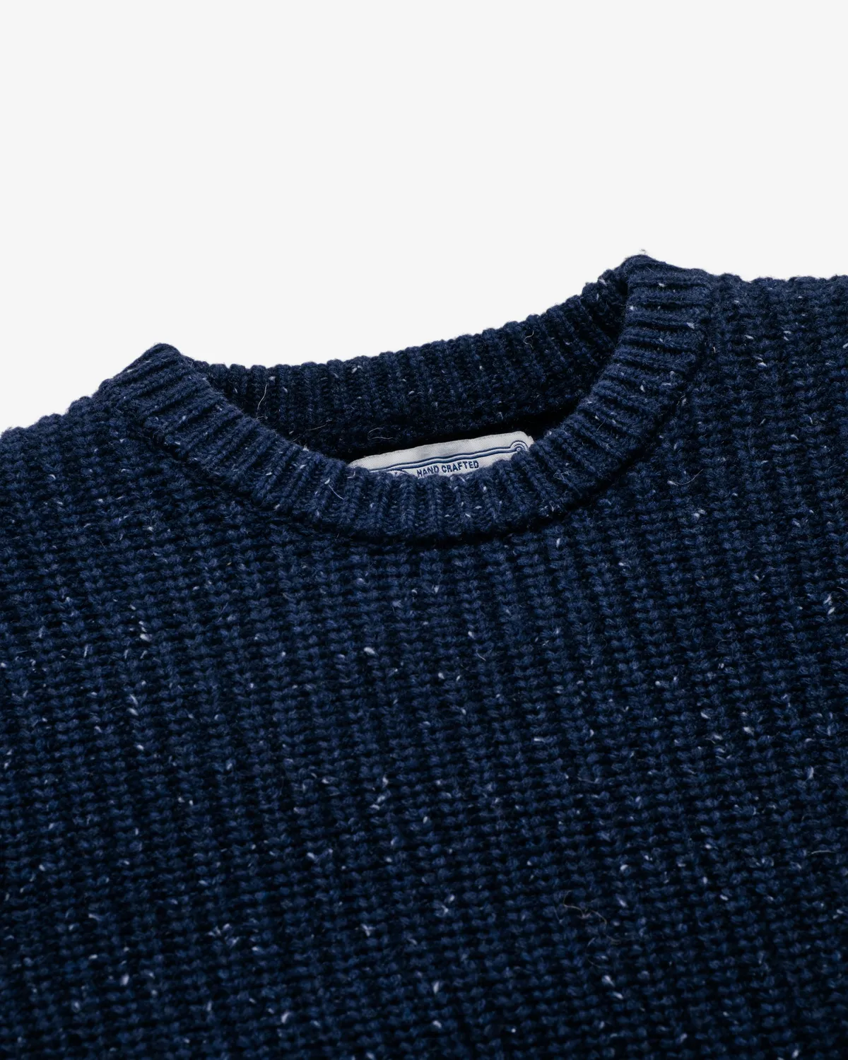 Schott NYC SW2554 ullgenser navy donegalstrikk