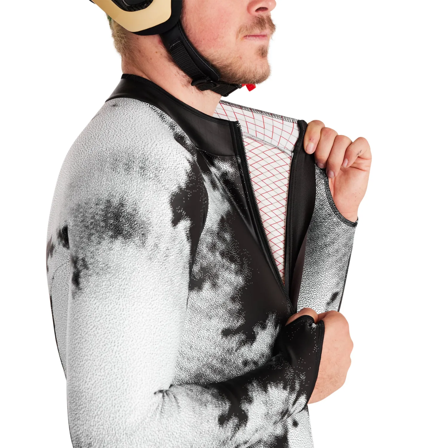 Spyder World Cup DH renndress hvit FIS-godkjent