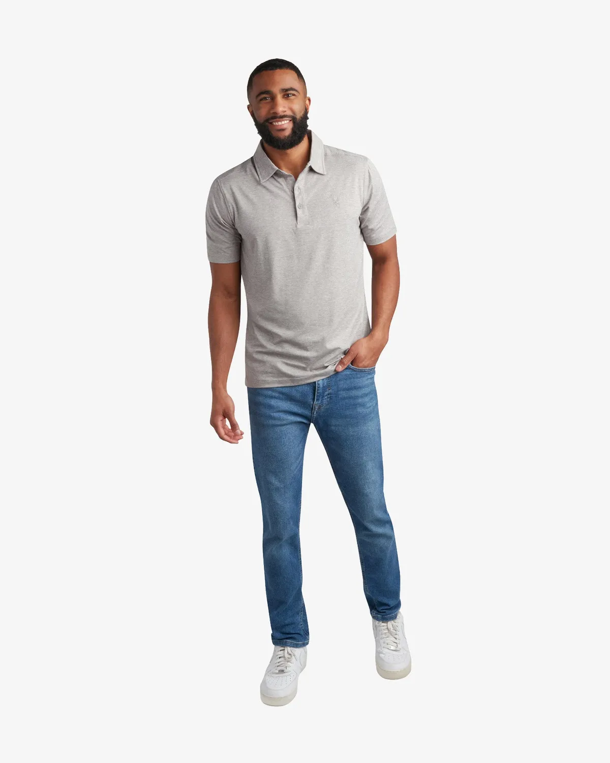 Spyder Jersey Polo herre Black kortermet bomull