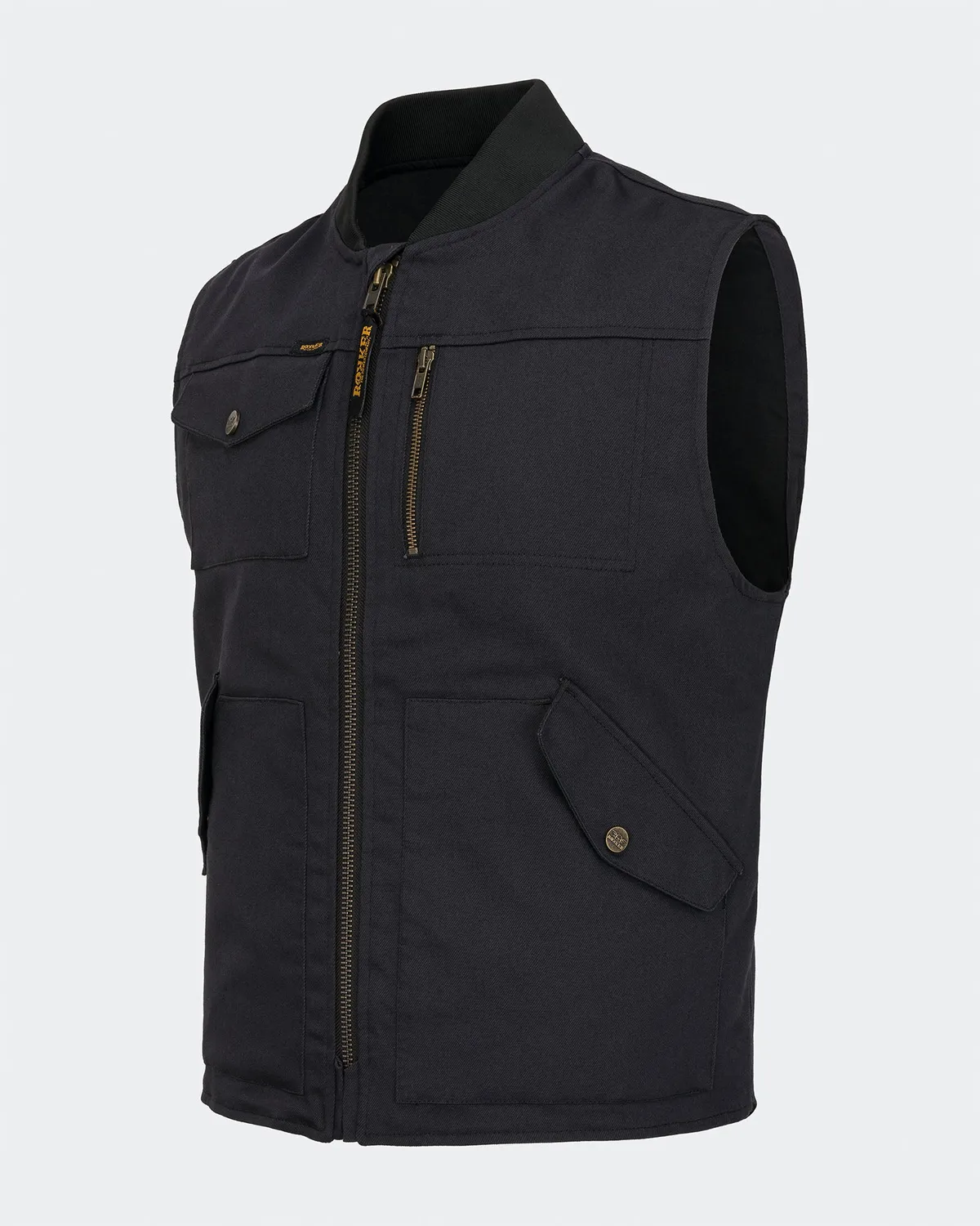 Rokker Ranger Vest II mc-vest svart slitesterk