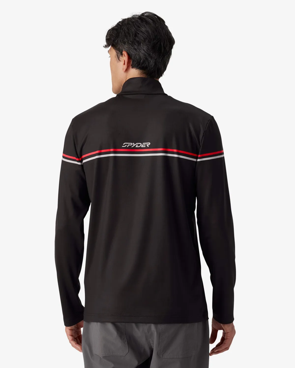 Spyder Legacy half-zip genser herre svart fukttransporterende