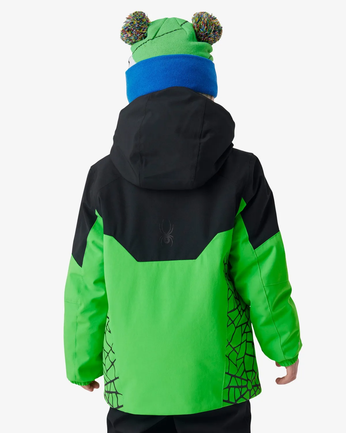 Spyder Challenger skijakke gutt Strobe Green 10K