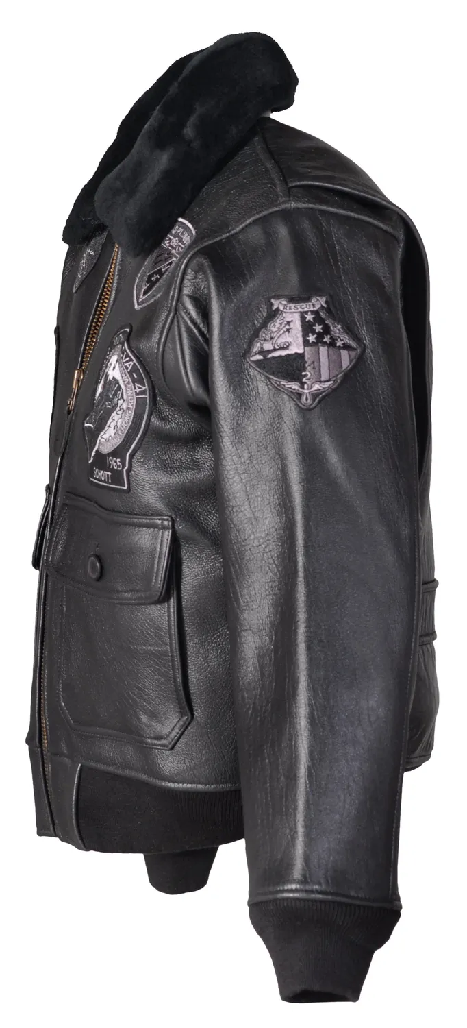 Schott NYC G1TG flyjakke antique lammeskinn