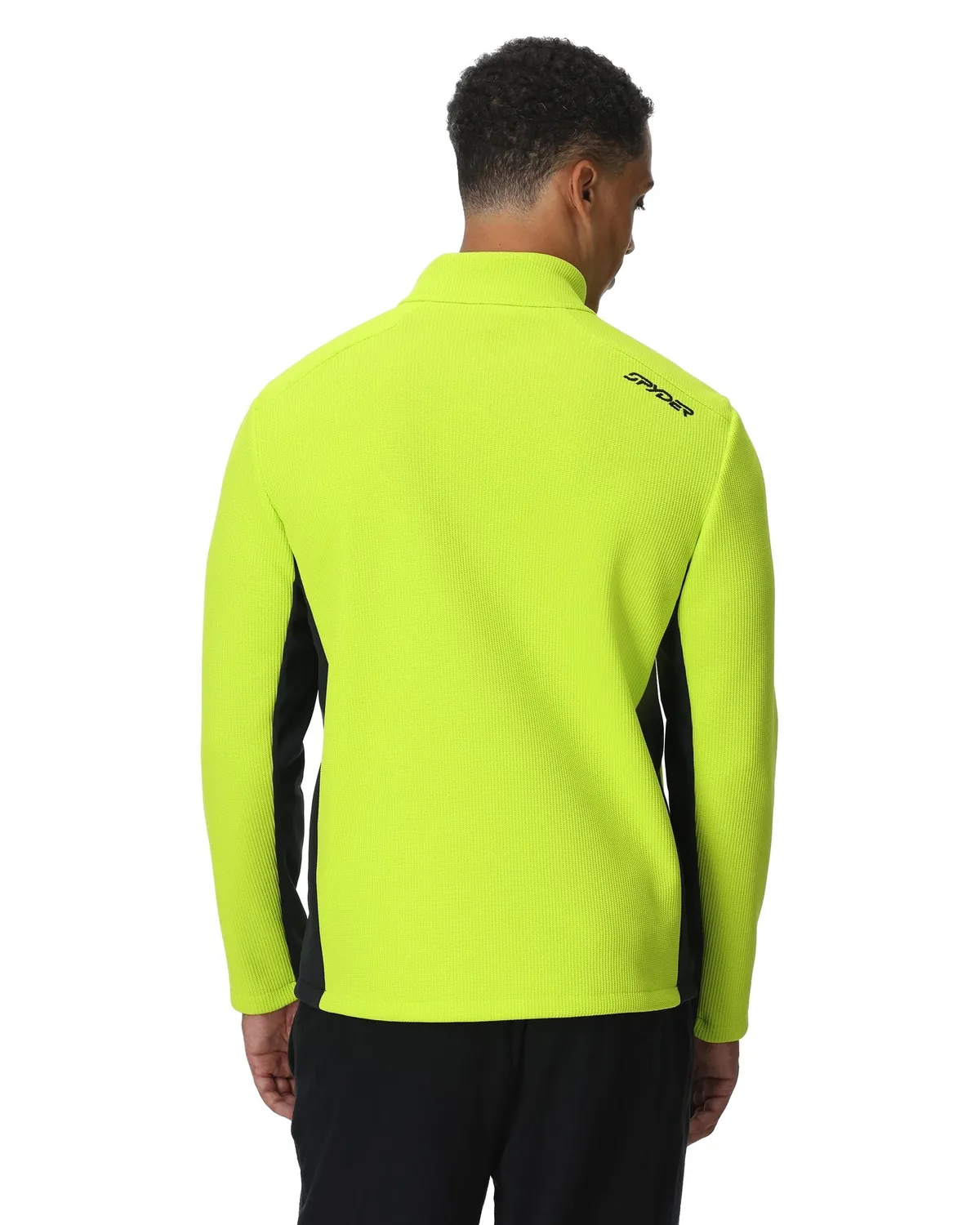 Spyder Bandit half-zip genser herre lime fleece