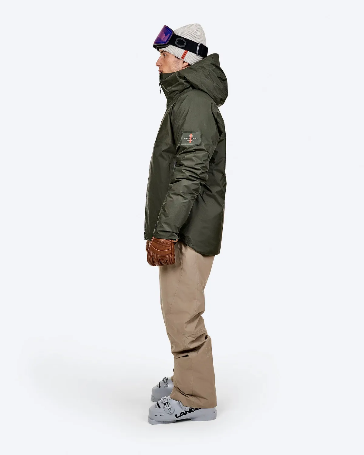 The Mountain Studio S-4 D skijakke Forest Green Gore-Tex dun