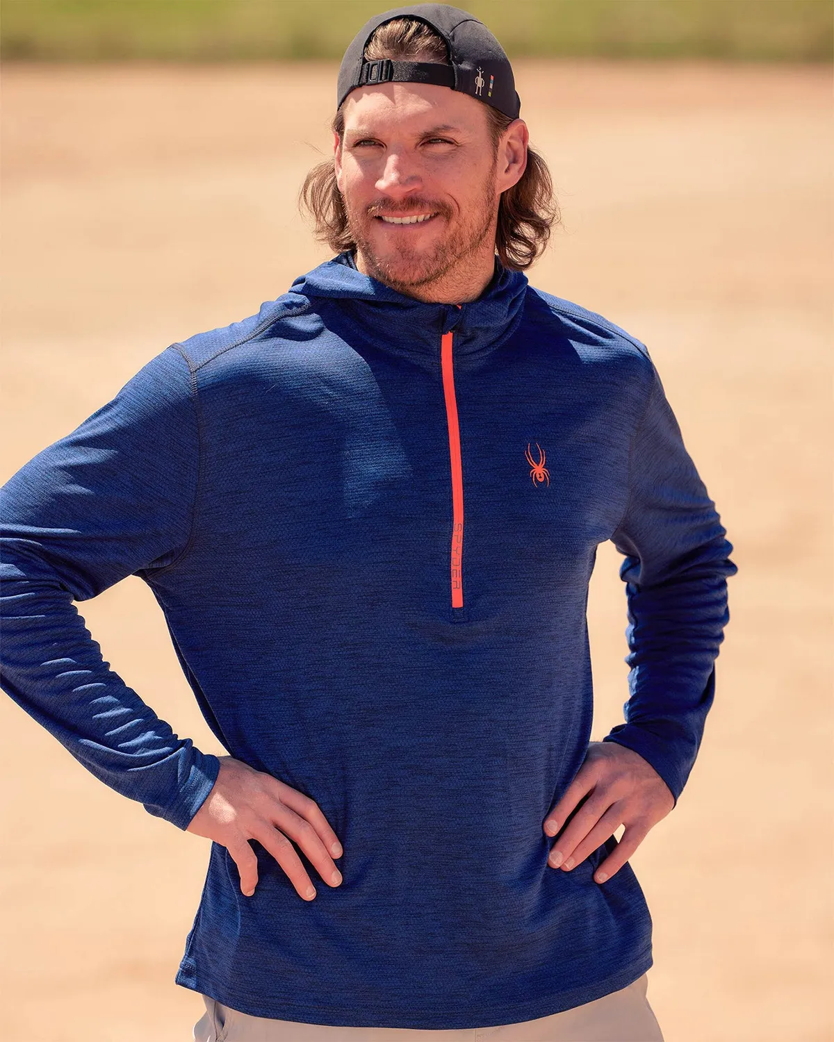 Spyder Knit half-zip genser herre lett solfaktor