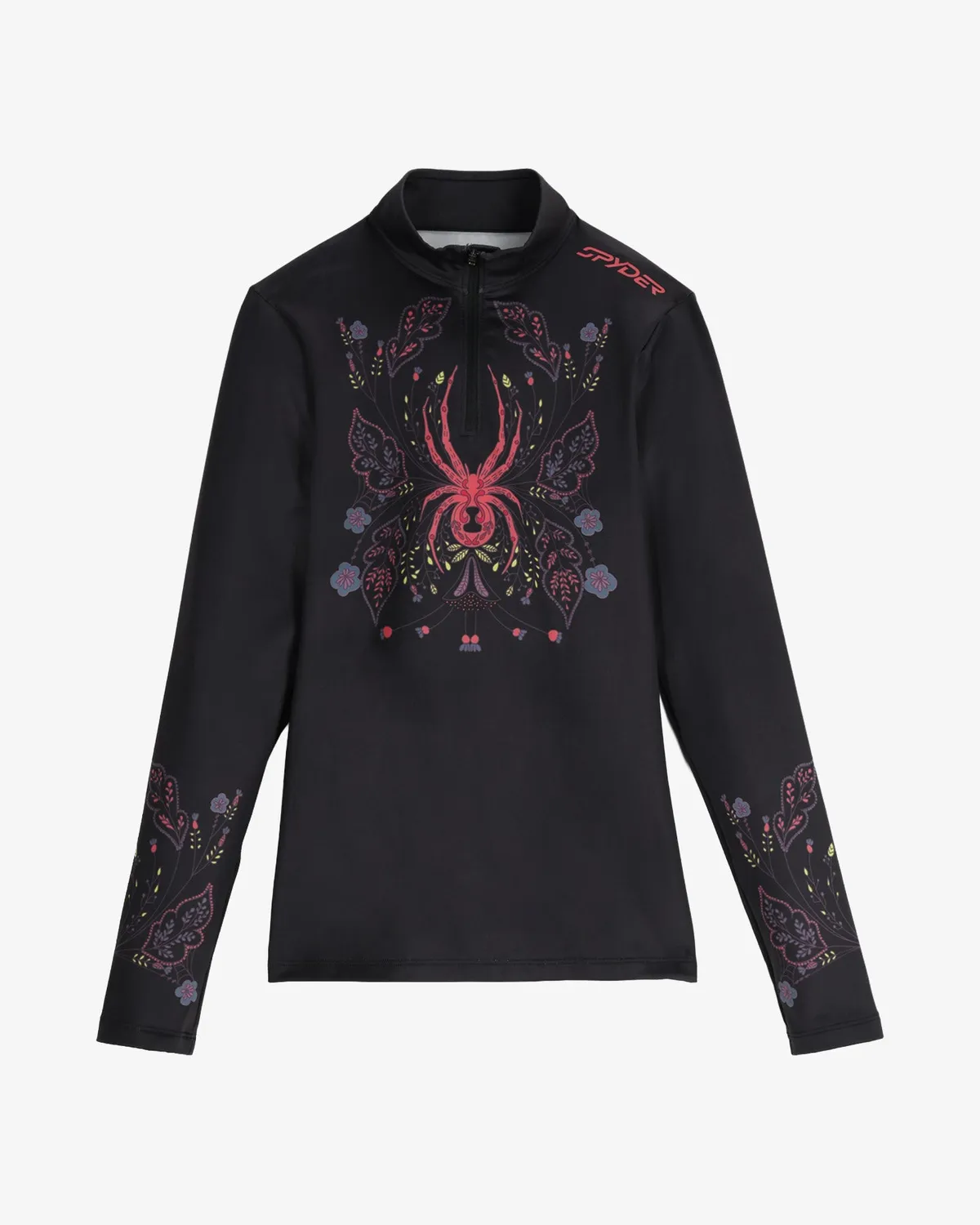 Spyder Vivid Half Zip T-Neck genser Coral dame